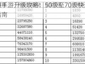 问道手游升级攻略：50级至70级快速进阶指南