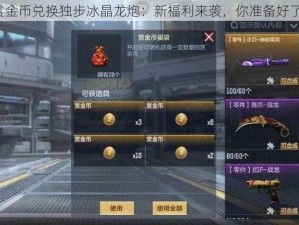 CF赏金币兑换独步冰晶龙炮：新福利来袭，你准备好了吗？