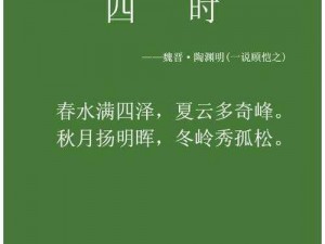 明月四时歌官网：探索四季月色之美，领略自然与文化的交融