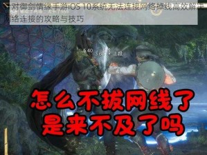 针对御剑情缘手游iOS 10系统无法连接网络掉线高效解决网络连接的攻略与技巧