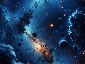 星空璀璨，银河闪耀——宇宙之美尽在星光闪烁的浩渺之中