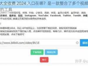 b 站大全收费 2024 入口在哪？是一款整合了多个视频网站资源的工具