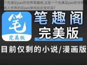 这是一个充满足jiao的世界笔趣阁,这是一个充满足jiao的世界笔趣阁，为何成人世界的足jiao游戏如此受欢迎？