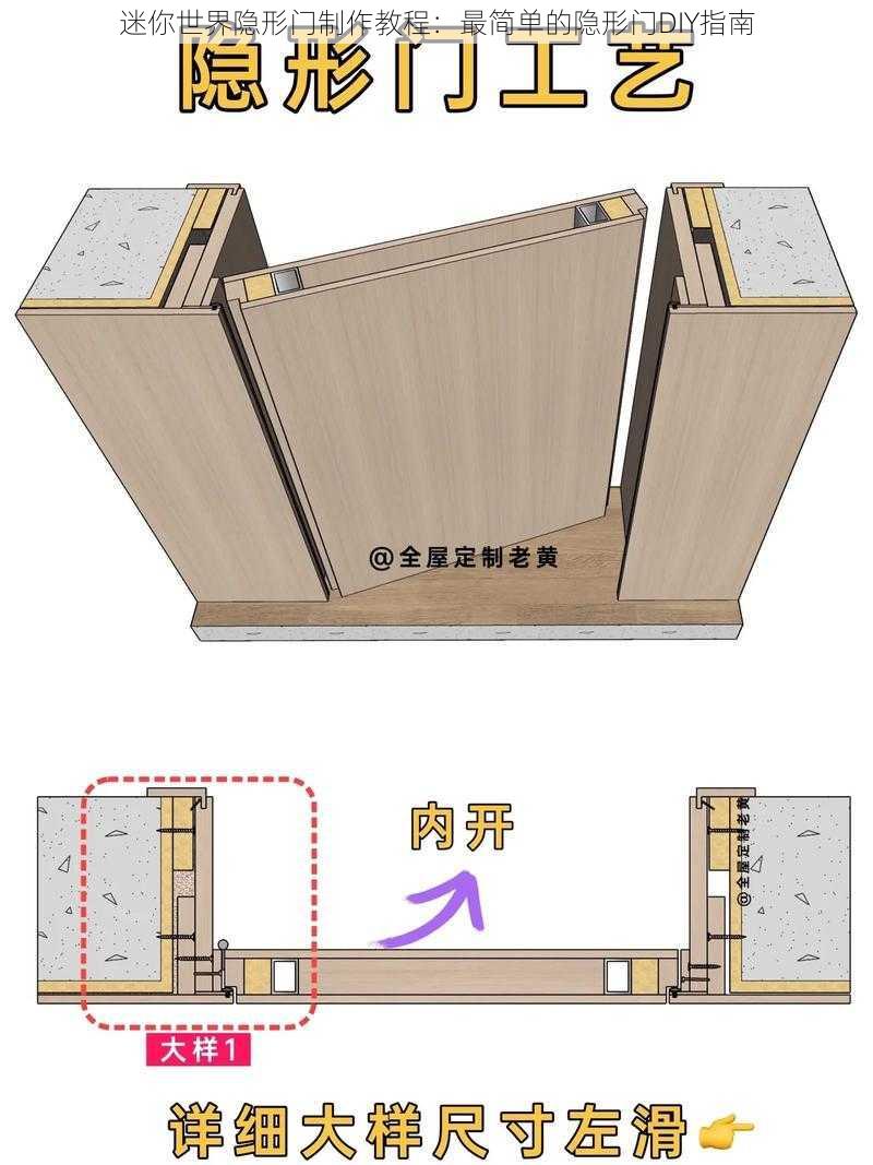 迷你世界隐形门制作教程：最简单的隐形门DIY指南