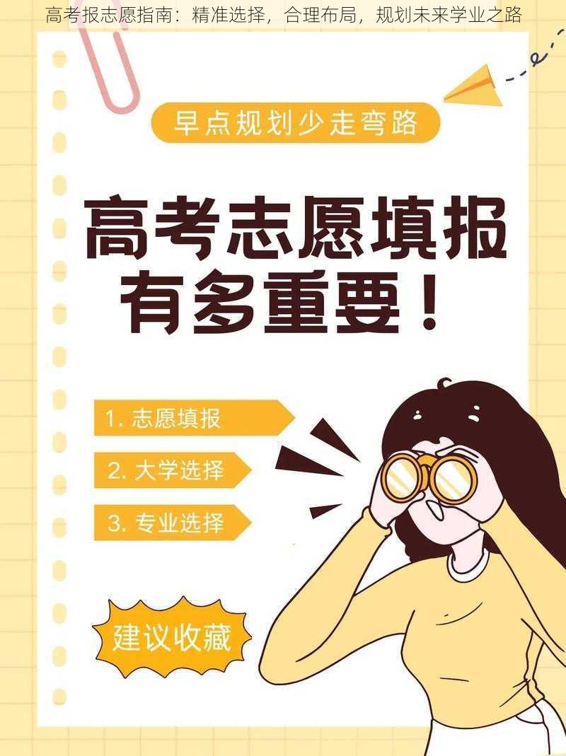 高考报志愿指南：精准选择，合理布局，规划未来学业之路