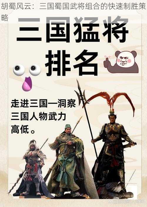 胡蜀风云：三国蜀国武将组合的快速制胜策略