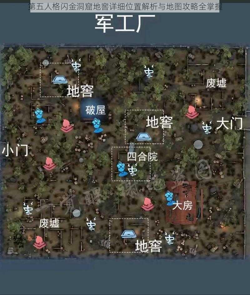 第五人格闪金洞窟地窖详细位置解析与地图攻略全掌握