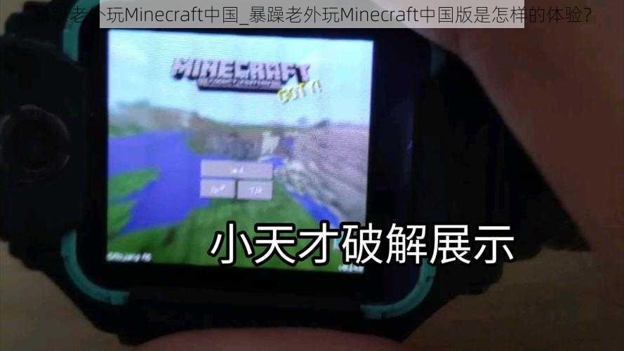 暴躁老外玩Minecraft中国_暴躁老外玩Minecraft中国版是怎样的体验？