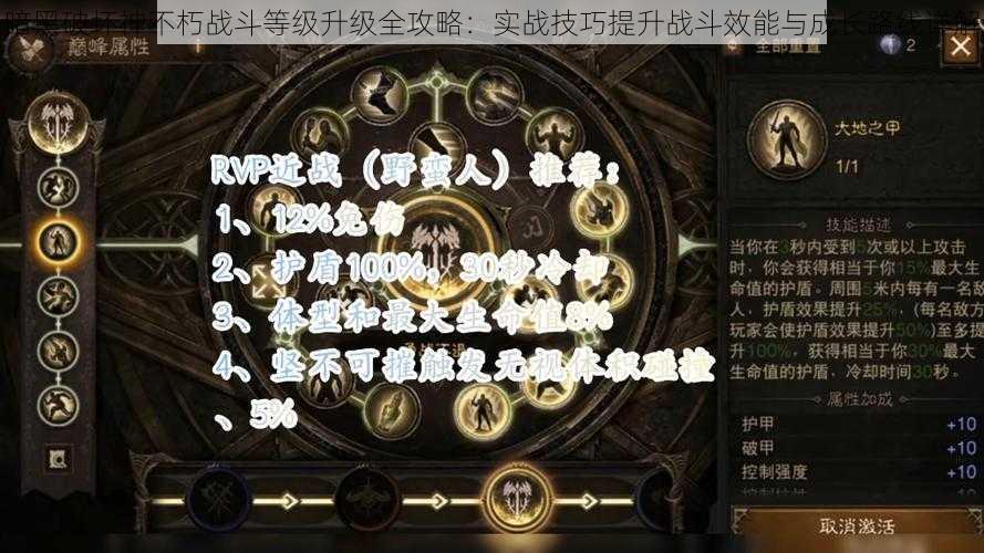 暗黑破坏神不朽战斗等级升级全攻略：实战技巧提升战斗效能与成长路线详解