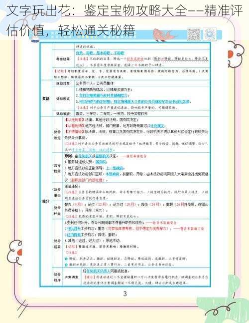 文字玩出花：鉴定宝物攻略大全——精准评估价值，轻松通关秘籍