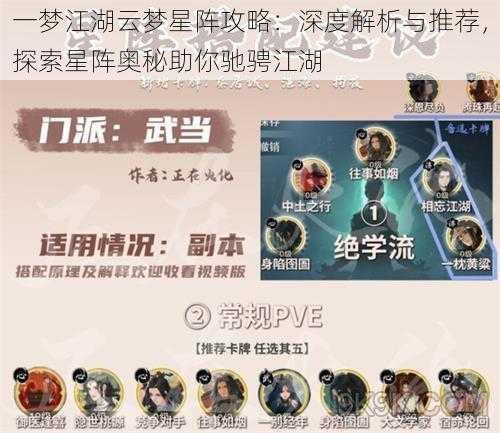 一梦江湖云梦星阵攻略：深度解析与推荐，探索星阵奥秘助你驰骋江湖