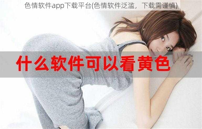 色情软件app下载平台(色情软件泛滥，下载需谨慎)