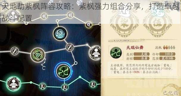 天地劫紫枫阵容攻略：紫枫强力组合分享，打造卓越战斗配置