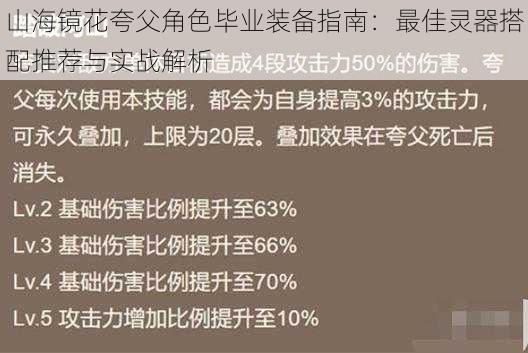 山海镜花夸父角色毕业装备指南：最佳灵器搭配推荐与实战解析