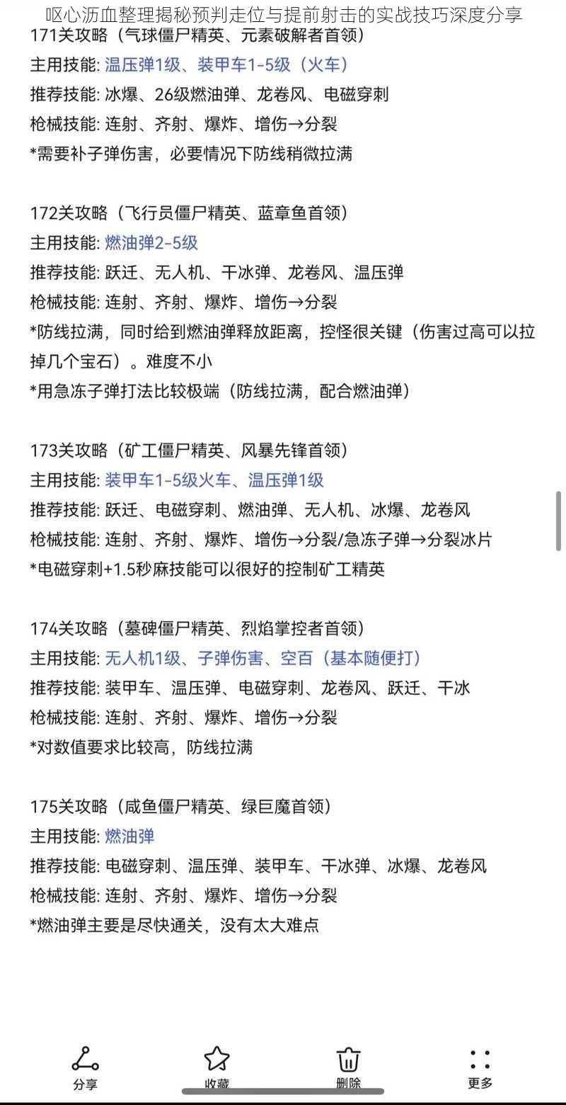 呕心沥血整理揭秘预判走位与提前射击的实战技巧深度分享