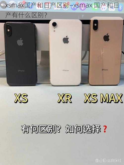 xsmax国产和日产区别—xsmax 国产和日产有什么区别？