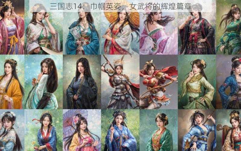 三国志14：巾帼英姿，女武将的辉煌篇章