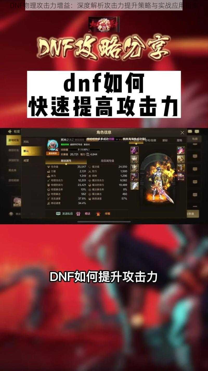 DNF物理攻击力增益：深度解析攻击力提升策略与实战应用指南